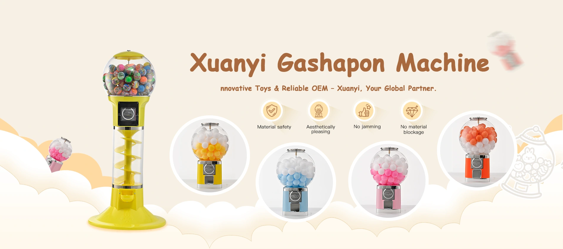 Fornecedor de máquina vertical Gashapon
