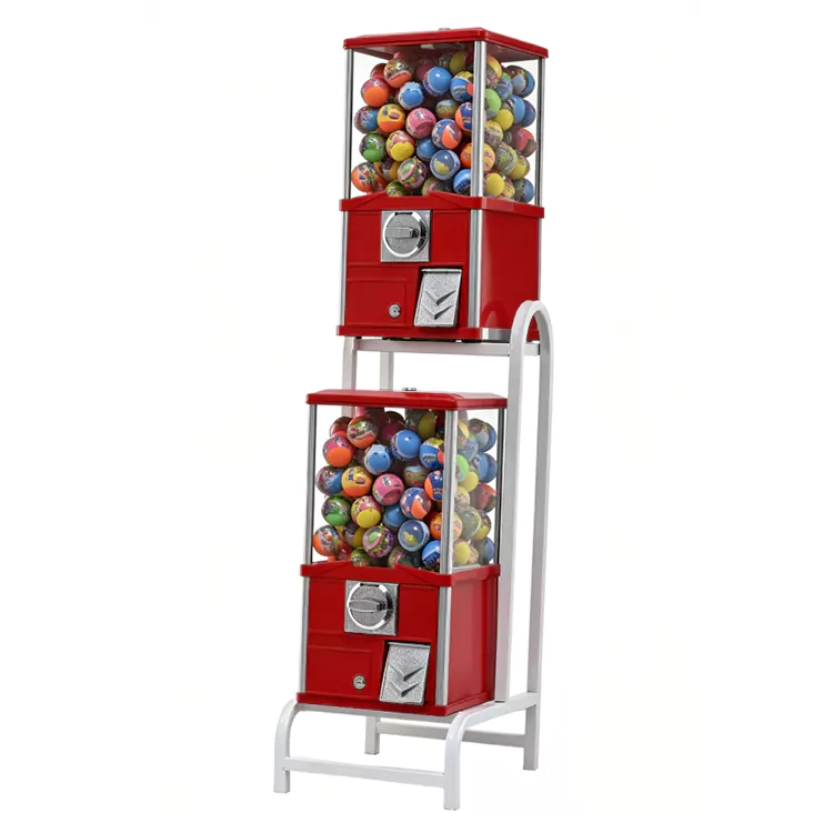 Máquina Gashapon Integrada Quadrada de Dupla Camada