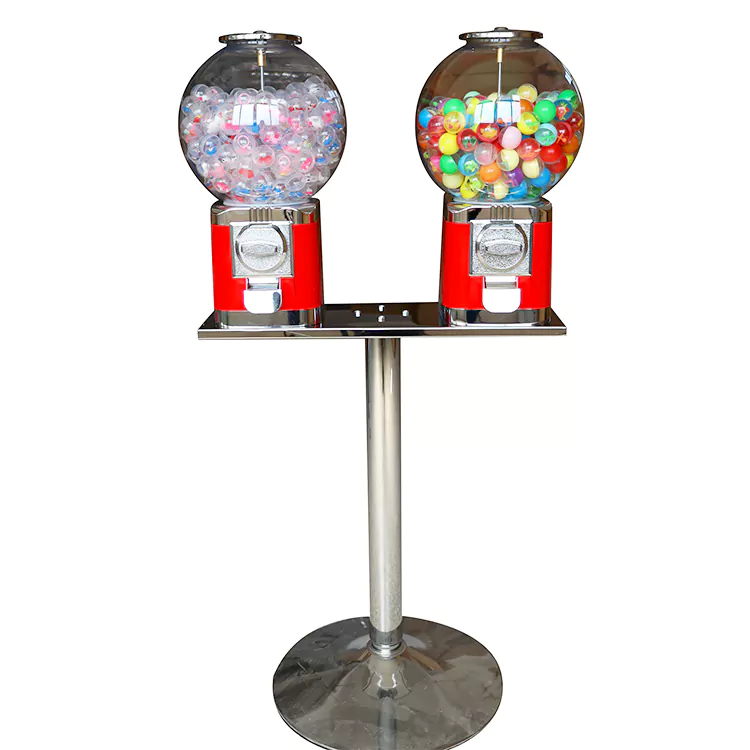 Máquina Gashapon Quadrada de Cabeça Tripla